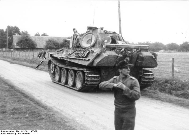 Soubor:Bundesarchiv Bild 101I-301-1960-39, Nordfrankreich, Panzer V (Panther).jpg
