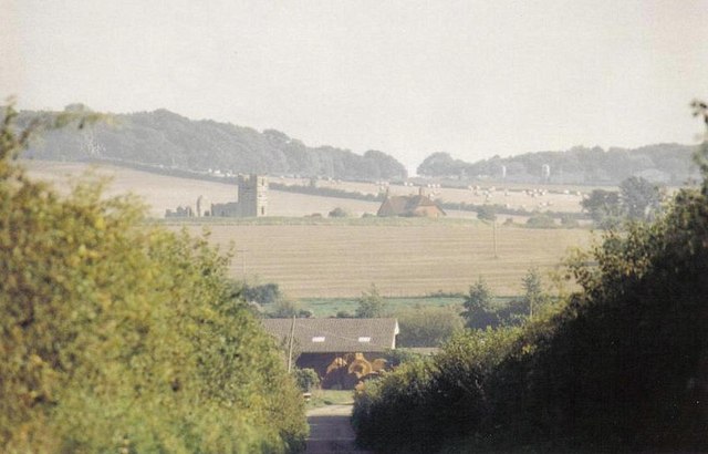 Soubor:Knowlton, distant view from above Brockington - geograph.org.uk - 513946.jpg