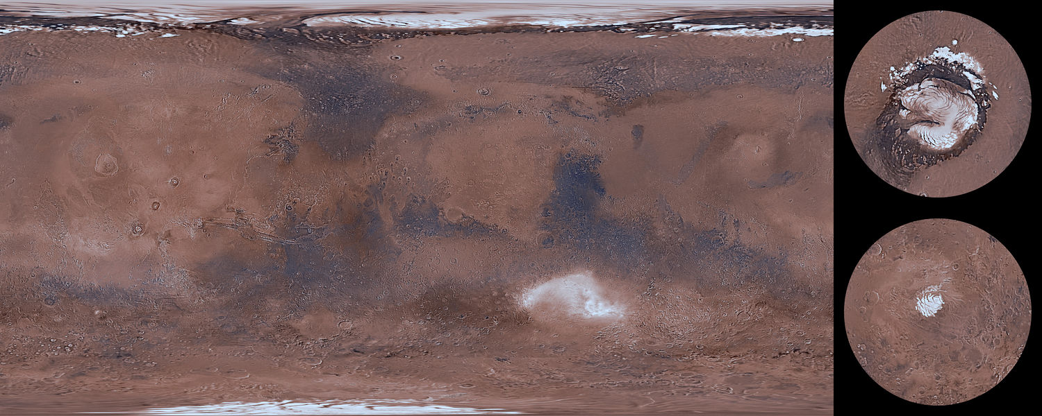 Globální mapa Marsu