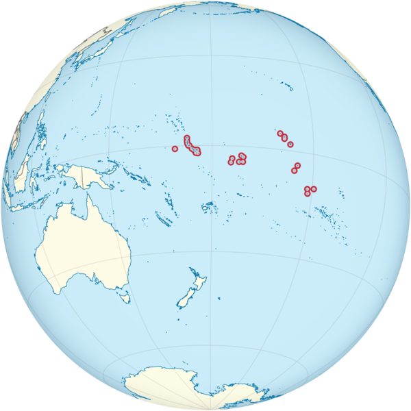 Soubor:Kiribati on the globe (small islands magnified) (Polynesia centered).png