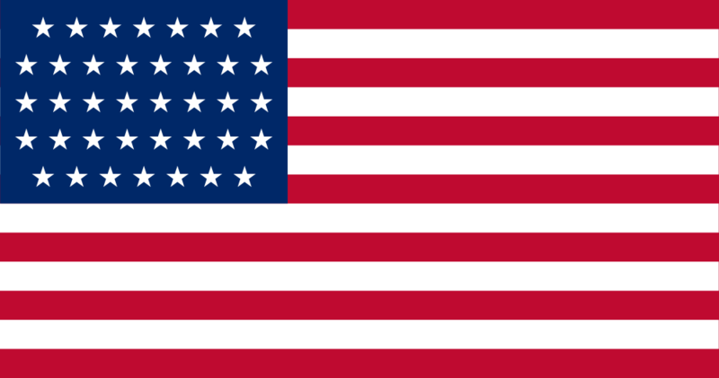Soubor:US flag 38 stars.png