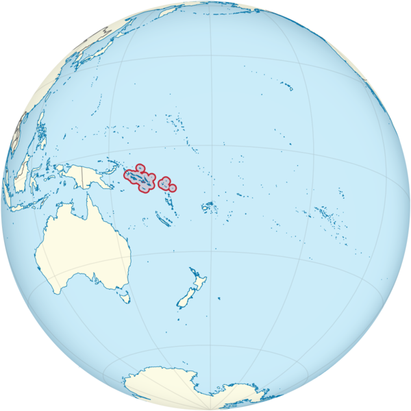 Soubor:Solomon Islands on the globe (small islands magnified) (Polynesia centered).png