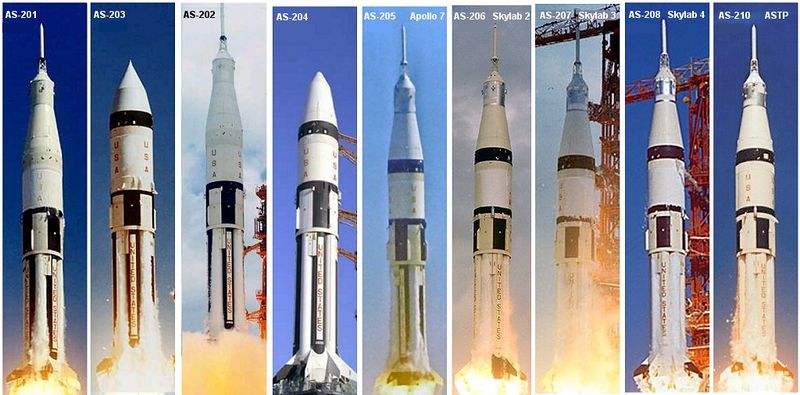 Soubor:Saturn IB launches.jpg