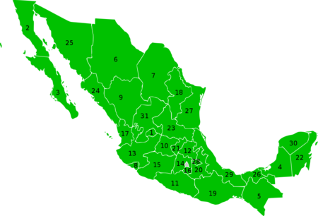 Mexické spolkové státy