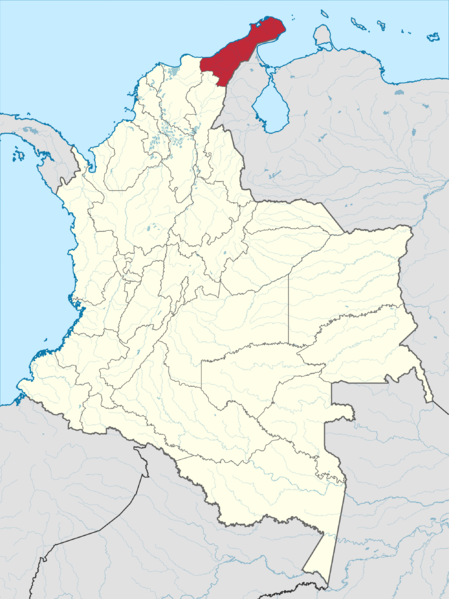 Soubor:La Guajira in Colombia (mainland).png