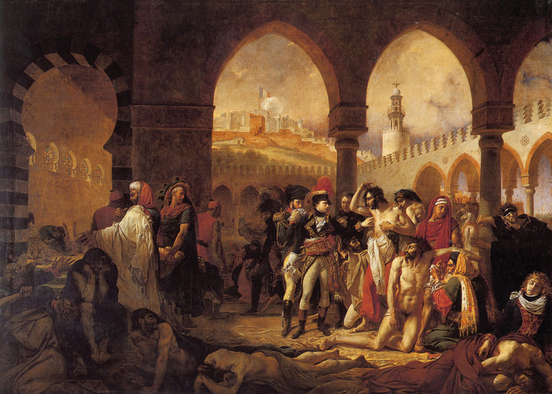 Soubor:Antoine-Jean Gros - Bonaparte visitant les pestiférés de Jaffa.jpg