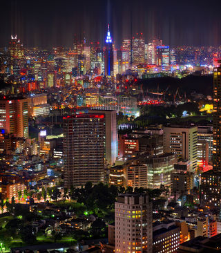 Beautiful Tokyo Skyline From The Ritz-Carlton (July 2017)