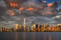 Light from the sunset reflected in Lower Manhattan-2023-DRFlickr.jpg