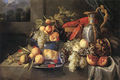 Alexander Coosemans Früchtestillleben mit Hummer und Brot.jpg