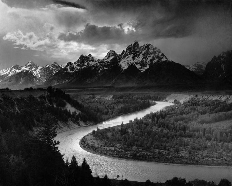 Soubor:Adams The Tetons and the Snake River.jpg