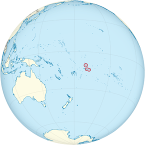 American Samoa on the globe (small islands magnified) (Polynesia centered).png