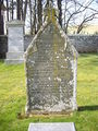 A 19th century gravestone in Rhynie old cemetery - geograph.org.uk - 1238014.jpg