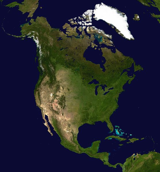 Soubor:North America satellite orthographic.jpg