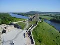 Castle Devin - walls and river.JPG