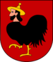 Znak České Třebové s černým kohoutem