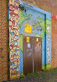 Graffiti on door of Butts Ash electricity substation - geograph.org.uk - 517144.jpg