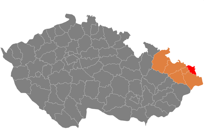 Soubor:Map CZ - district Karvina.PNG