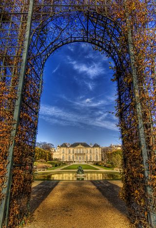 Parisian Blue Skies over the Rodin Chateau.jpg