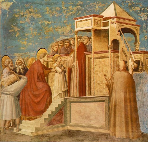 Soubor:Giotto - Scrovegni - -08- - Presentation of the Virgin in the Temple.jpg