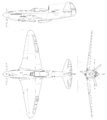 Yakovlev Yak-9P 3-view line drawing.png