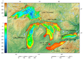 Great Lakes bathymetry map.png