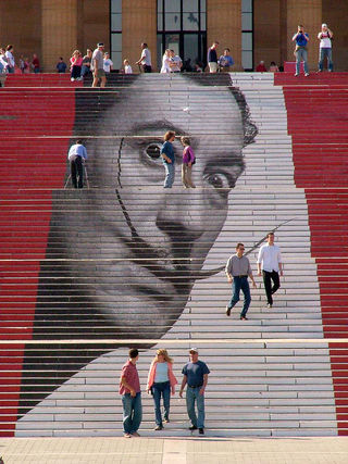 "Dali On The Steps (2005)"