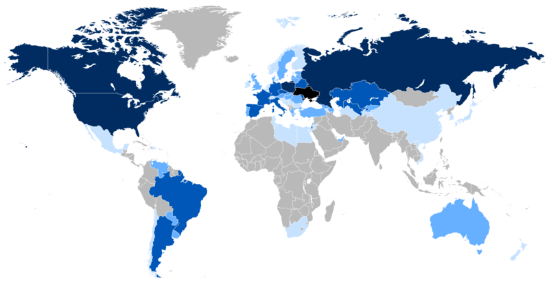 Soubor:Map of the Ukrainian Diaspora in the World.png