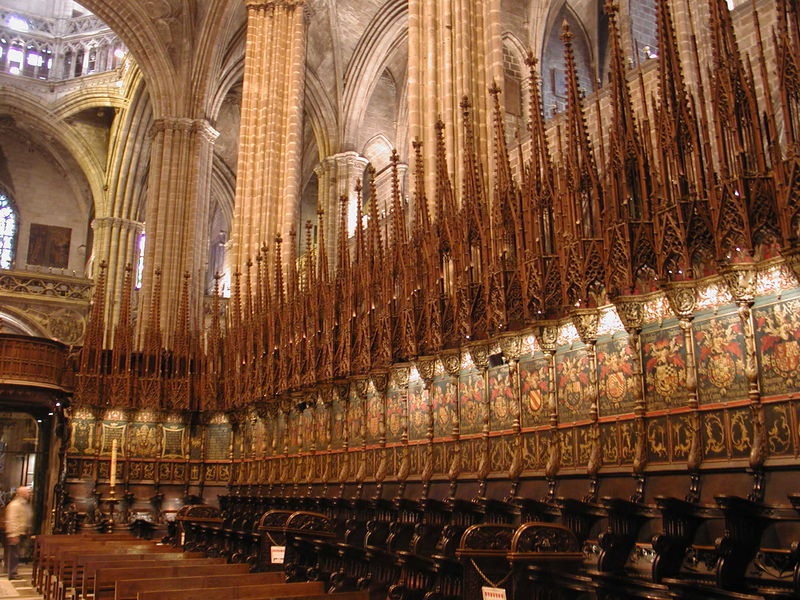 Soubor:Barcelona cattedrale stalli coro.jpg