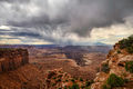 Rainstorm over the canyons at Grand View Point Overlook, Canyonlands National Park, Moab, Utah-Flickr.jpg