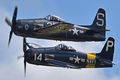 F8F Bearcat pair NX14WB, N7825C, 2019 Wings over Houston.jpg