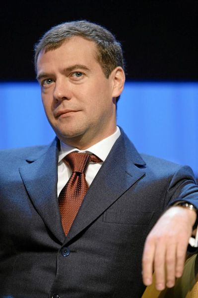 Soubor:Medvedev at Davos.jpg