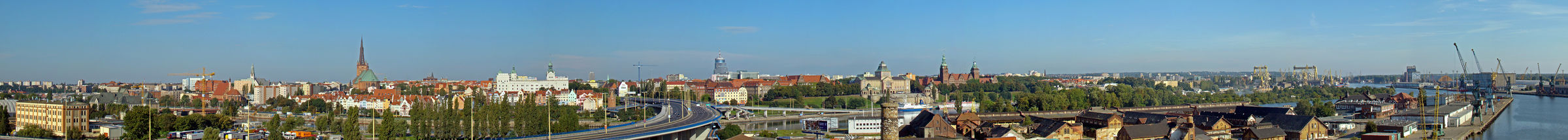 Panorama Štětína
