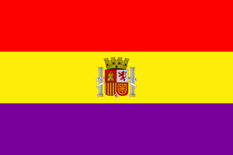Soubor:Flag of the Second Spanish Republic.png