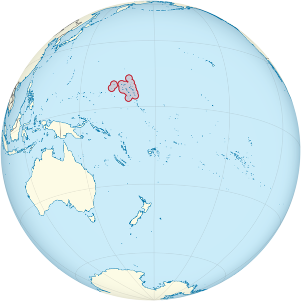 Soubor:Marshall Islands on the globe (small islands magnified) (Polynesia centered).png