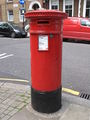 "Anonymous" (Victorian) postbox, Nevern Square, SW5 - geograph.org.uk - 846183.jpg