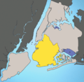 Brooklyn Highlight New York City Map Julius Schorzman.png