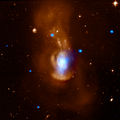 A Black Hole in Medusa's Hair A galaxy lies about 110 million light years away..jpg