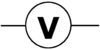 Voltmeter symbol.png