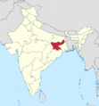 Jharkhand in India (claimed and disputed hatched).png