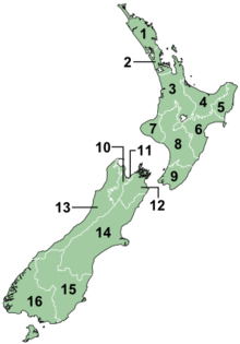 Regiony Nového Zélandu