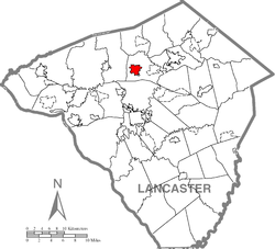Lititz, Lancaster County Highlighted.png