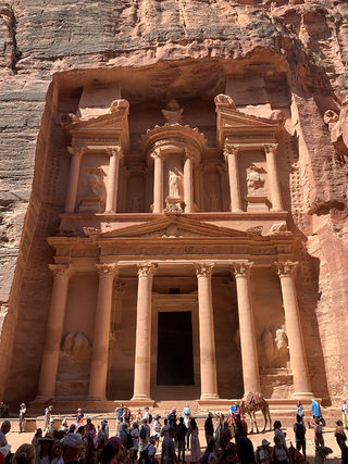 Petra's Treasury in southern Jordan