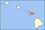 Map of Hawaii highlighting Maui.png