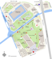 Plan of the Parc de la Villette-OSM 2016.png