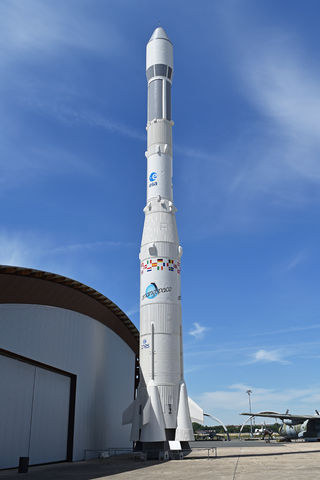 Full-Size Mock-up of Ariane 1 at the Musée de l'air et de l'espace, Le Bourget, France