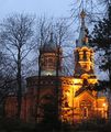 Cerkiew Wiary Nadziei i Milosci w Sosnowcu wieczor.jpg