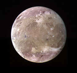 Největší měsíc Sluneční soustavy Ganymede