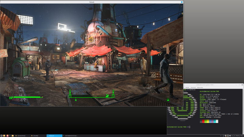 Soubor:Fallout 4-Wine-Linux Mint-08-2026.png