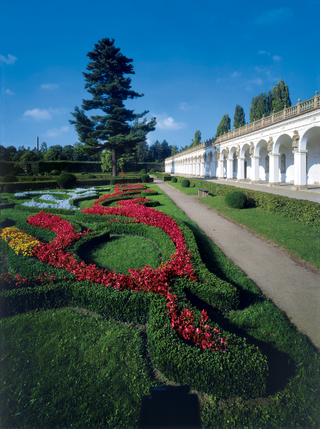 Květná zahrada v Kroměříži byla založena v letech 1665–1675.