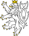 Lion from small coat of arms of the Czech Republic.png